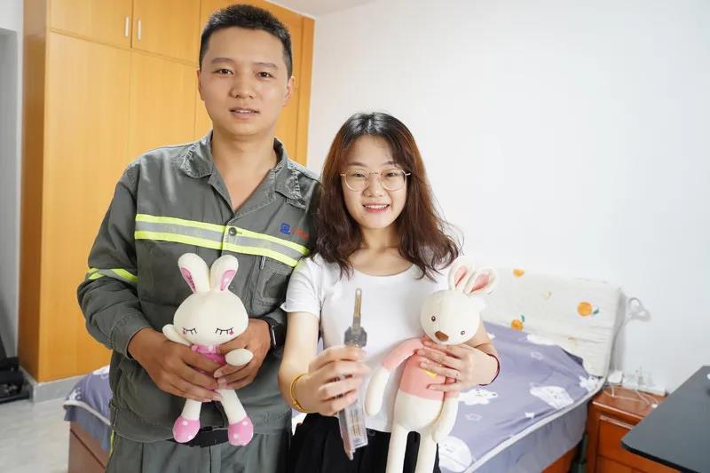 廣青科技：114對雙職工入住“夫妻樓”