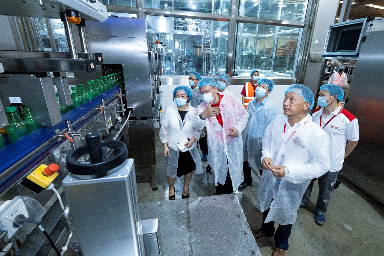 加快布局大灣區，省食品合資企業廣東太古可口可樂億元產線投產