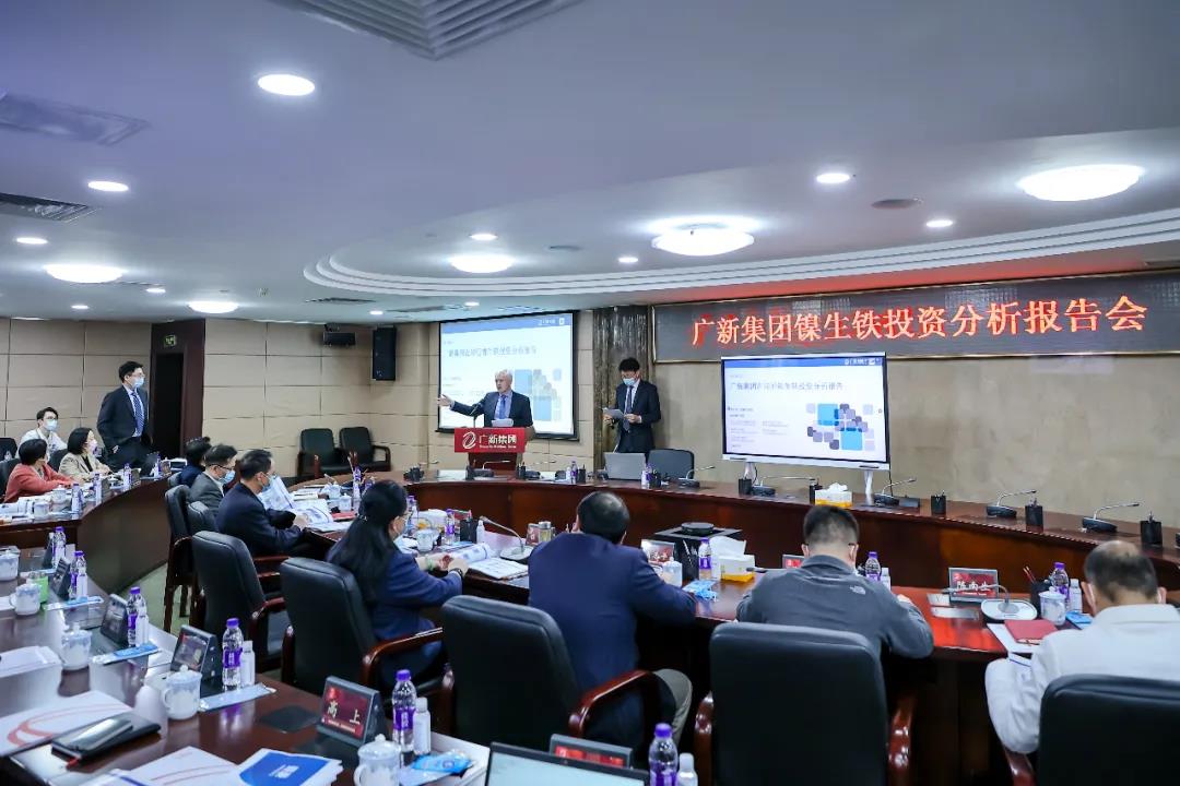 廣新集團召開鎳生鐵投資分析報告會