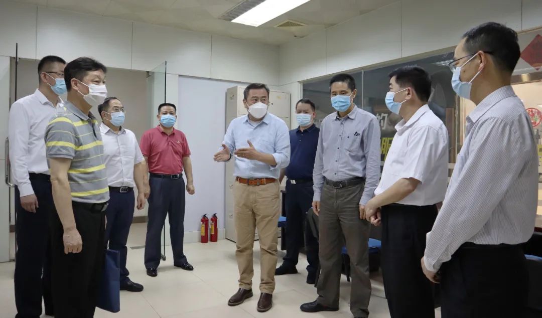 省國資委黨委委員、二級巡視員張繩道帶隊到廣新集團督導疫情防控、安全生產和一季度生產經營情況