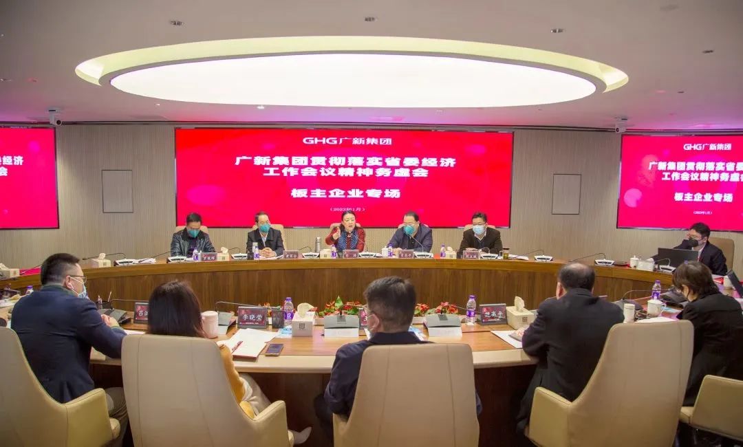 廣新集團召開貫徹落實省委經濟工作會議精神務虛會